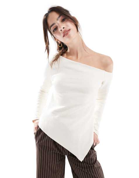 Scalpers – Interlock – T-Shirt-Set in Ecru - view 1