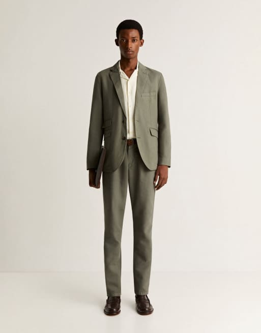 Scalpers - Island - Pantalon en lin - Kaki 