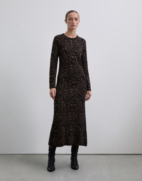 Scalpers - Jac - Robe en maille à imprimé animal - view 1