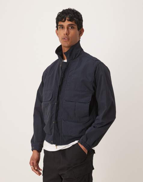 Scalpers Jano b jacket in navy - view 1