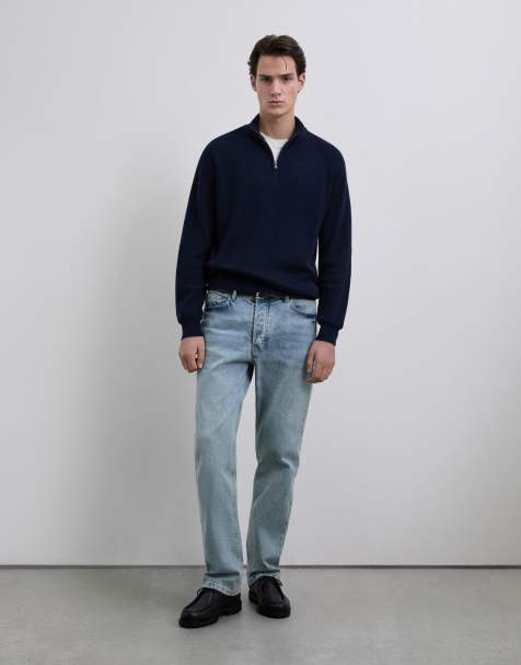 Scalpers - Jas - Pull - Bleu marine - view 1