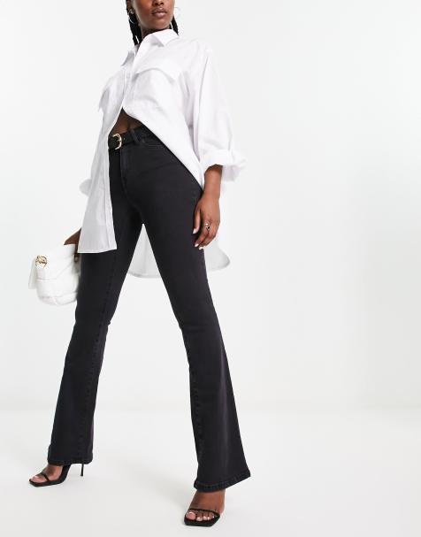 Scalpers – Jeans mit ausgestelltem Bein in Grau - view 1