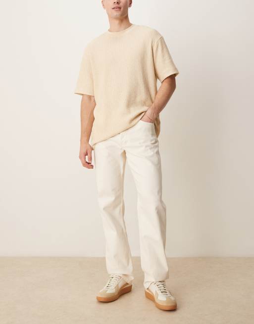 Scalpers - Jeans regular bianco sporco