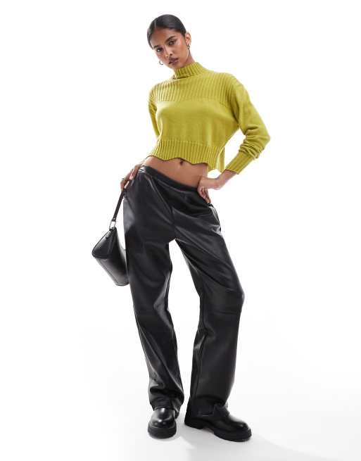 Scalpers Joy Perkins Scallop Jumper In Lime  