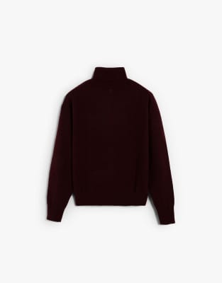 Scalpers - Joy Turtle - Rollkragenpullover in Burgunderrot