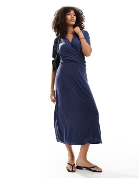 Scalpers - Jurk in marineblauw - view 1