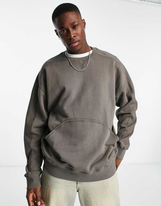 Scalpers – Kangaroo – Sweatshirt in Dunkelgrau
