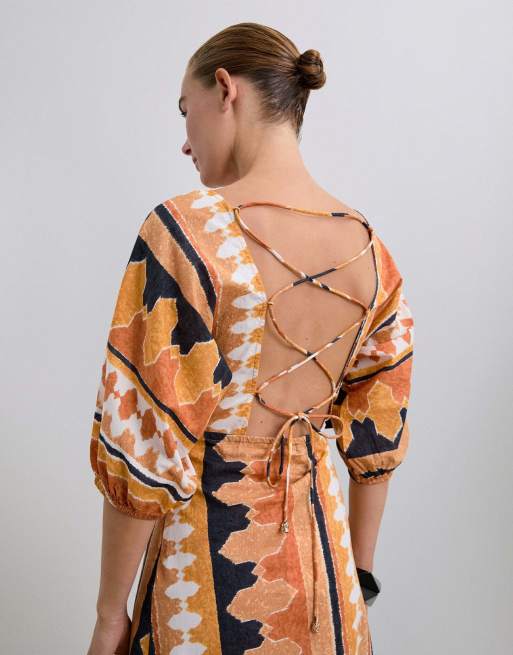 Scalpers – Kleid mit buntem Muster, 4 von 4