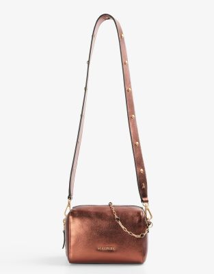 Scalpers - Kleine Basic-Handtasche in Bronze-Braun