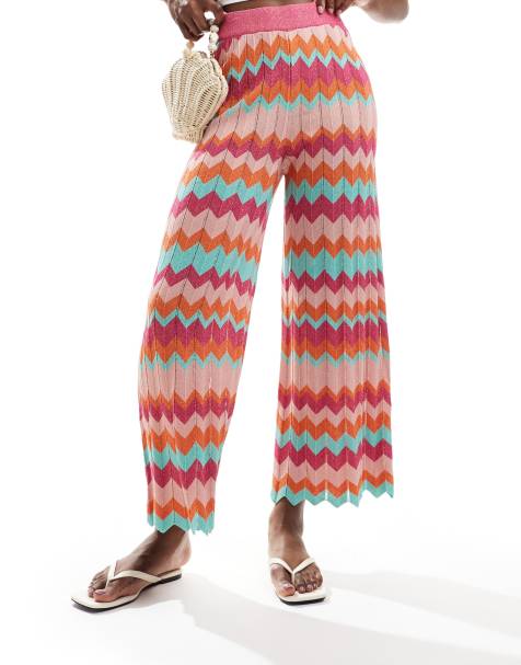 Scalpers knit pant in multicolor