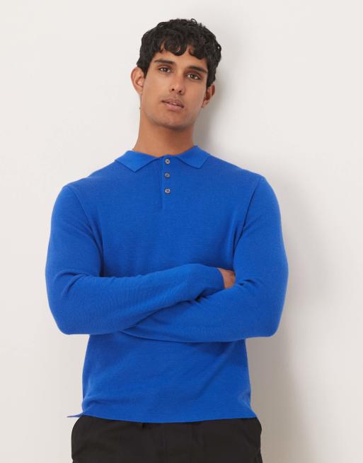 Scalpers – Laarson – Trikot-Polohemd in Blau