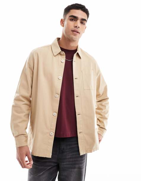 Scalpers - Lambeth - Camicia giacca color cammello - view 1