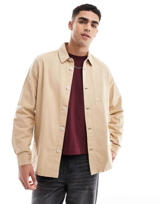 Scalpers - Lambeth - Camicia giacca color cammello