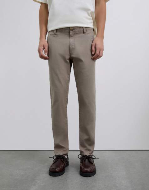 Scalpers – Lässige Chinohose in Taupe - view 1