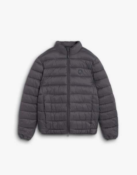 Scalpers – Leichte Pufferjacke in Anthrazit - view 1