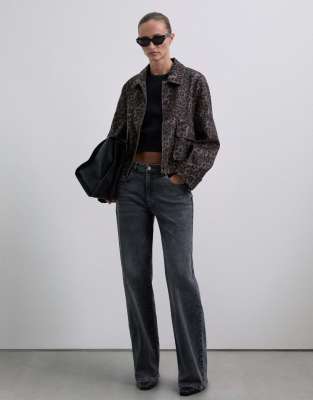 Scalpers - Leostu - Jacke mit Animal-Print-Bunt