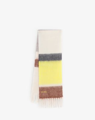 Scalpers Lime Stripes Scarf-green