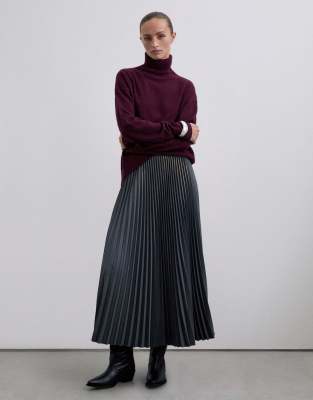 Scalpers - Lurex - Faltenrock in Grau