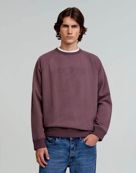 Scalpers - Maglione bordeaux con toppa - view 1