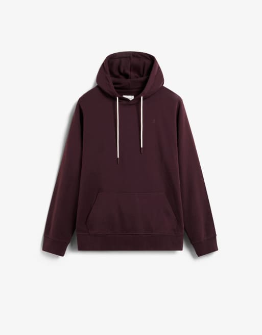 Scalpers - Maglione con cappuccio bordeaux