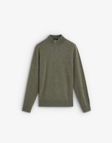 Scalpers - Maglione in tricot color kaki - view 1