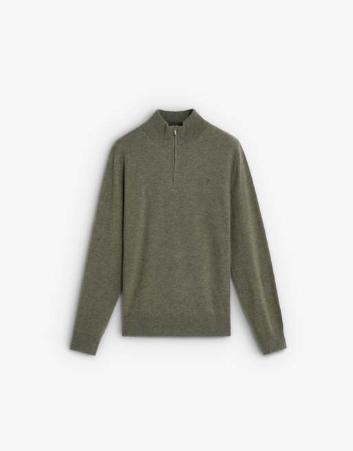 Scalpers - Maglione kaki in tricot