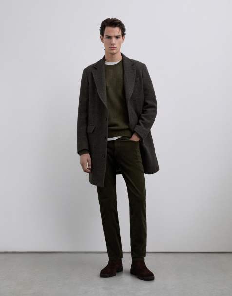 Scalpers - Maglione militare kaki in tricot - view 1