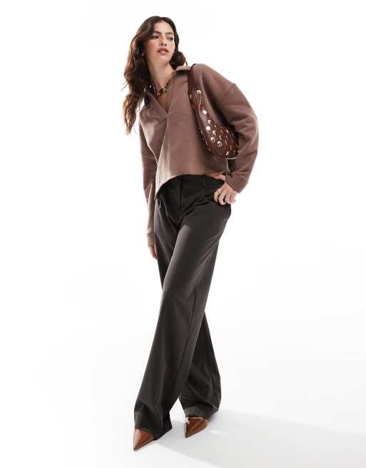 Scalpers - Maglione stile polo color cammello