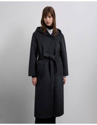 Scalpers - Manteau à capuche confectionné à la main - Gris