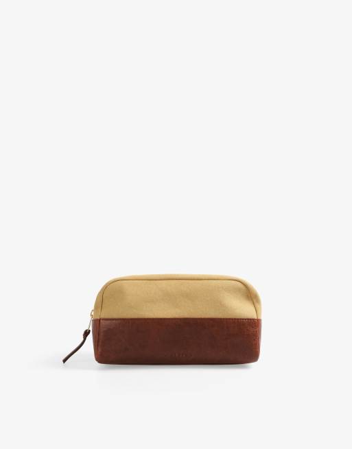 Scalpers – Marc – Reise-Kulturbeutel in Beige