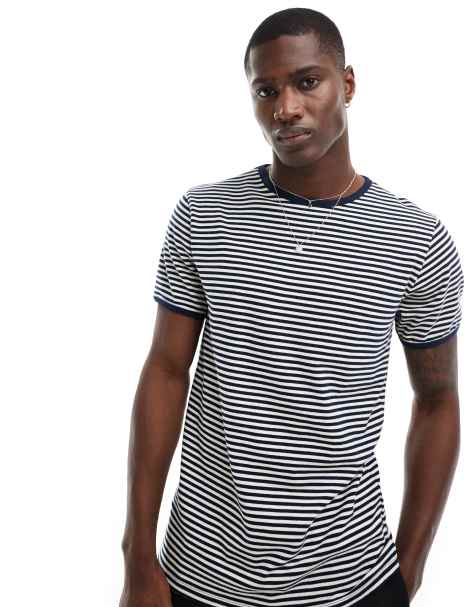 Scalpers marine t-shirt in navy - view 1