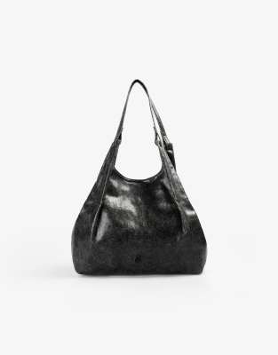 Scalpers - Metallic-Tragetasche in Schwarz