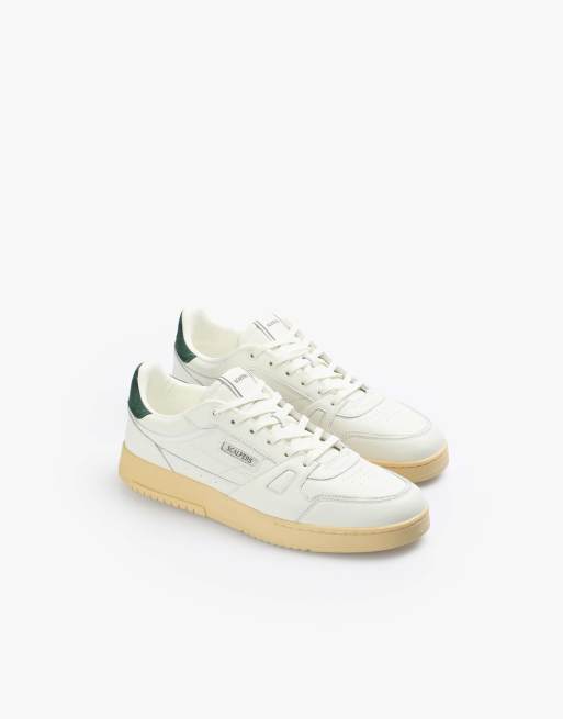 Scalpers - Miles - Sneakers in gebroken wit/groen