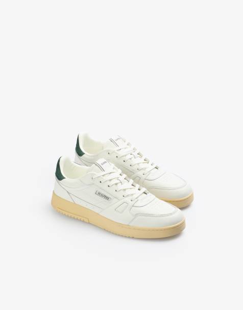 Scalpers Miles sneakers in off white/green - view 1