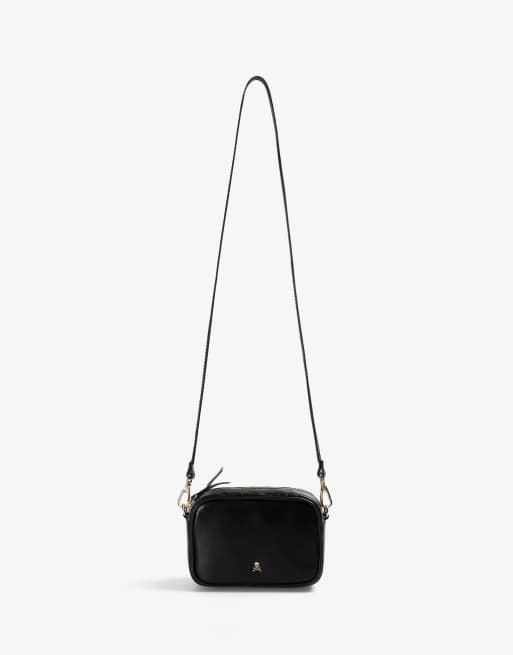 Scalpers - Mini tas met schedel logo in zwart
