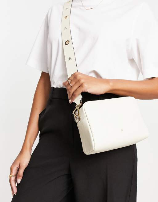 Scalpers - Mumbai - Sac bandoulière en cuir - Écru 