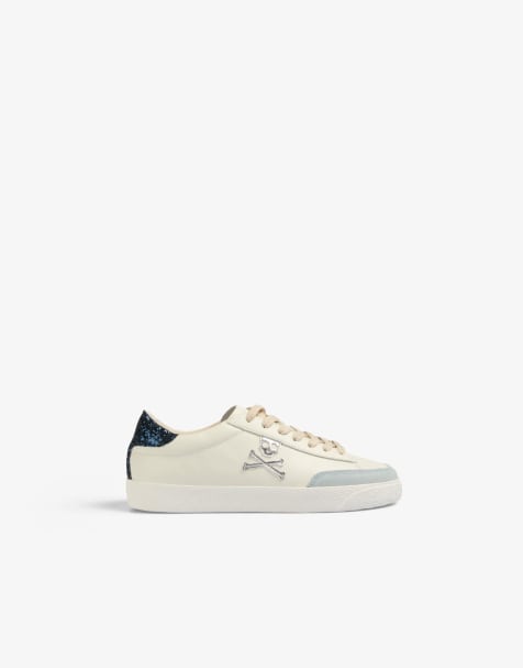 Scalpers – New Gala – Damen-Sneaker in Wollweiß/Blau - view 1