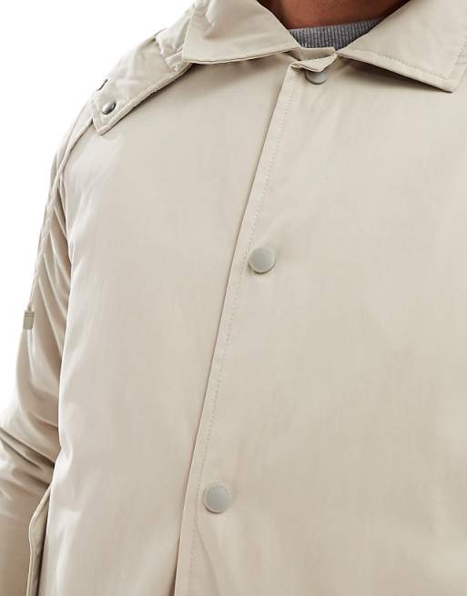 Scalpers new geller parka in beige | ASOS Scalpers new geller parka in beige | ASOS