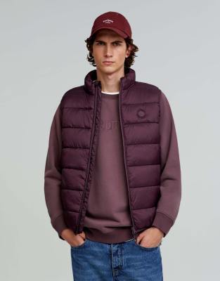 Scalpers New Gstaad Vest In Burgundy
