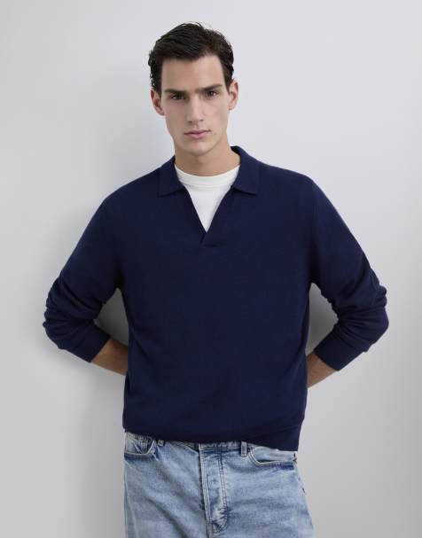 Scalpers - New Moller - Polo en maille - Bleu marine - view 1