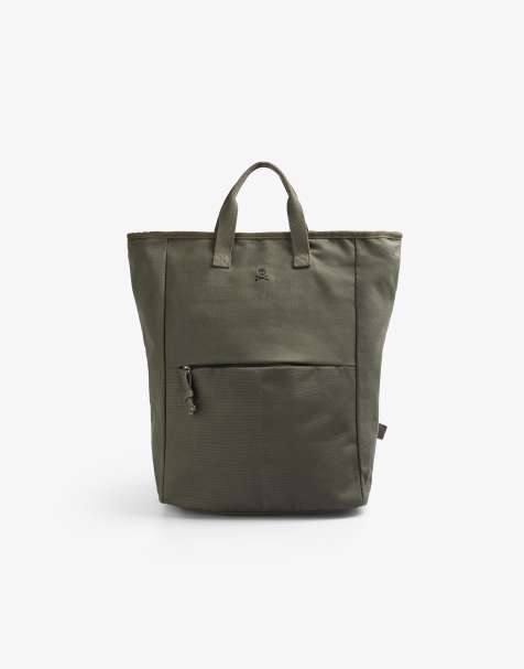Scalpers New retro backpack in khaki - view 1