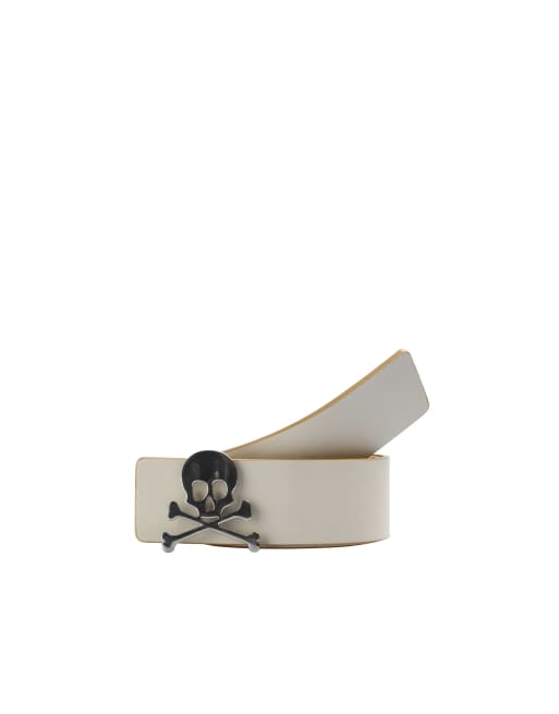 Scalpers - Ninon - Ceinture réversible - Écru et marron