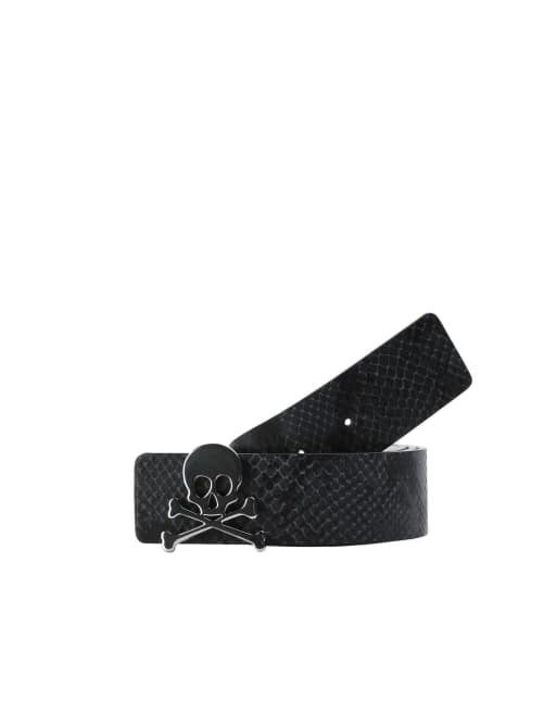 Scalpers - Ninon - Cintura double-face blu navy e argento