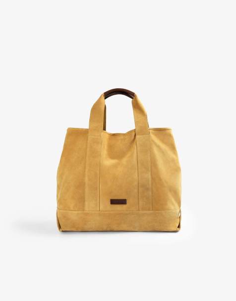 Scalpers Norman Suede Bag In Mustard - view 1