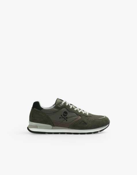 Scalpers Nubryan sneakers in khaki - view 1