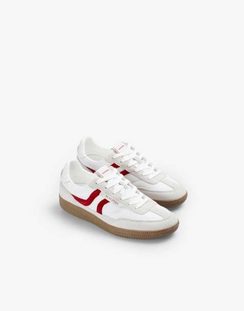 Scalpers – Numico – Sneaker aus Netzstoff in Wollweiß - view 1