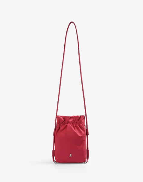 Scalpers – NY – Beuteltasche in Himbeerrot - view 1