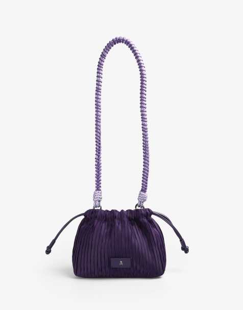 Scalpers - NY - Borsa viola a pieghe - view 1
