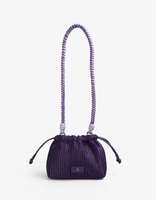 Scalpers - NY - Geplooide tas in paars