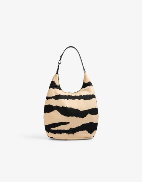 Scalpers – NY – Große Tasche mit Tierfellmuster - view 1